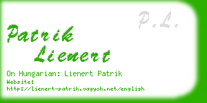patrik lienert business card